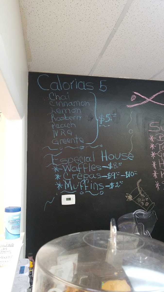 Greenbelt nutricentro menu board