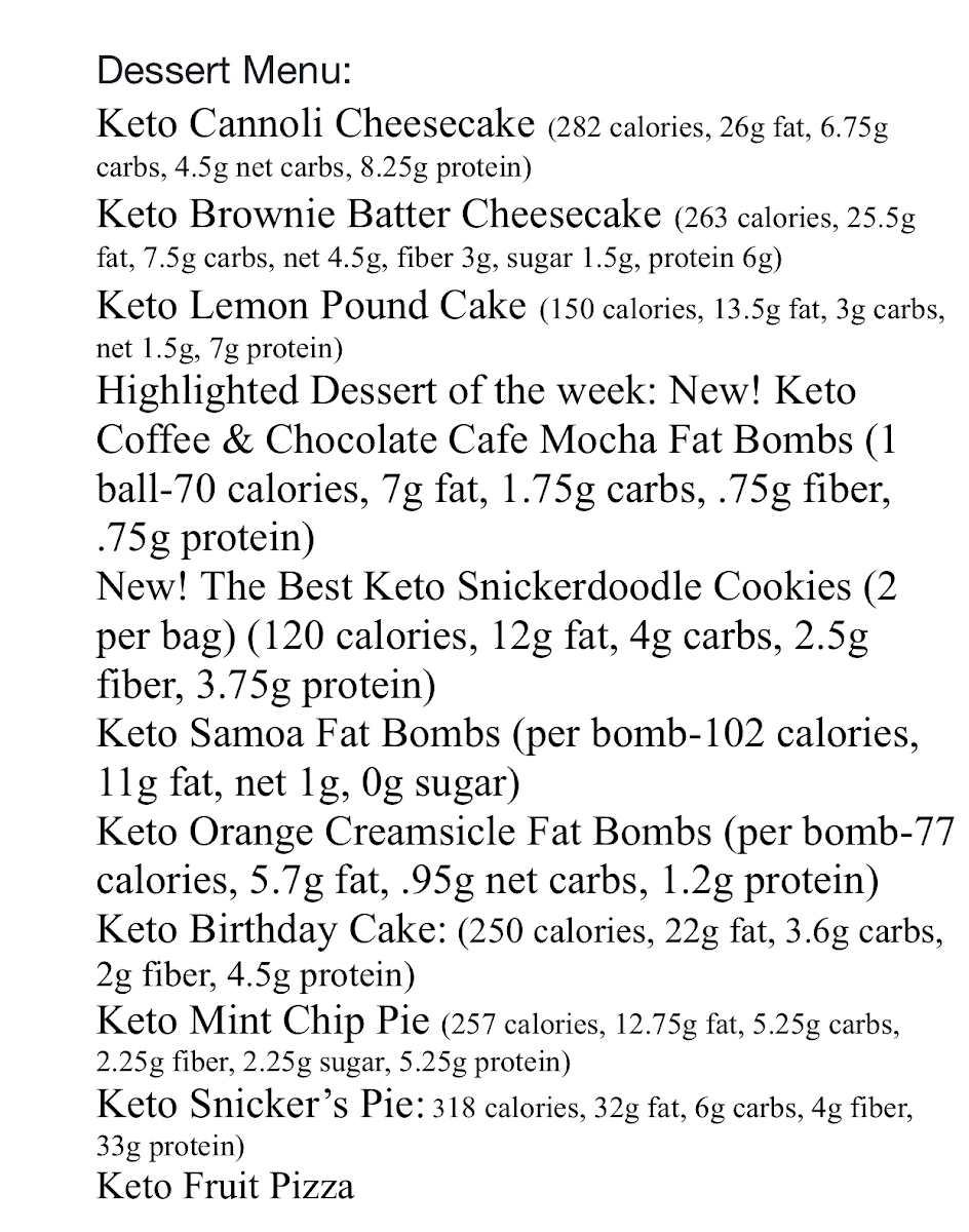 Big Mama's Meal Prep menu board