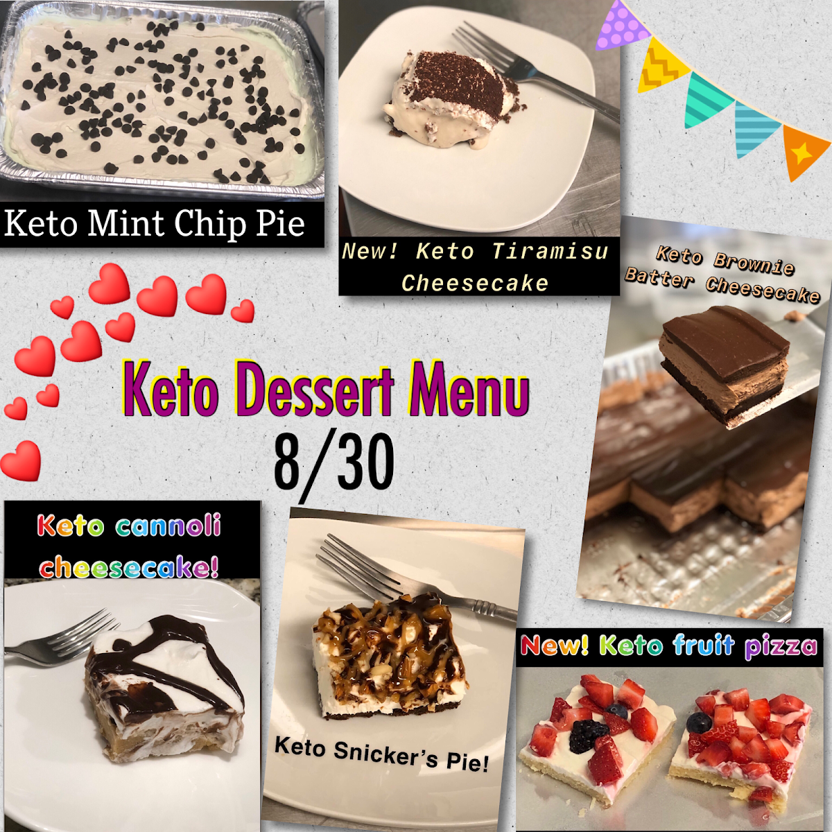 Big Mama's Meal Prep menu board