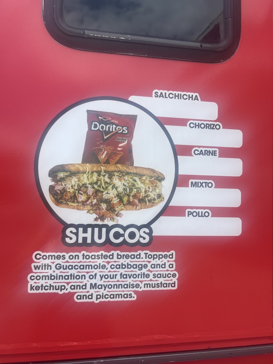 Antojitos chapines los panchos menu board