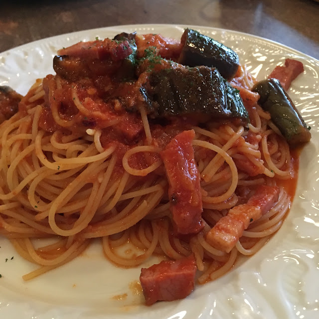 なすのトマトスパゲティ