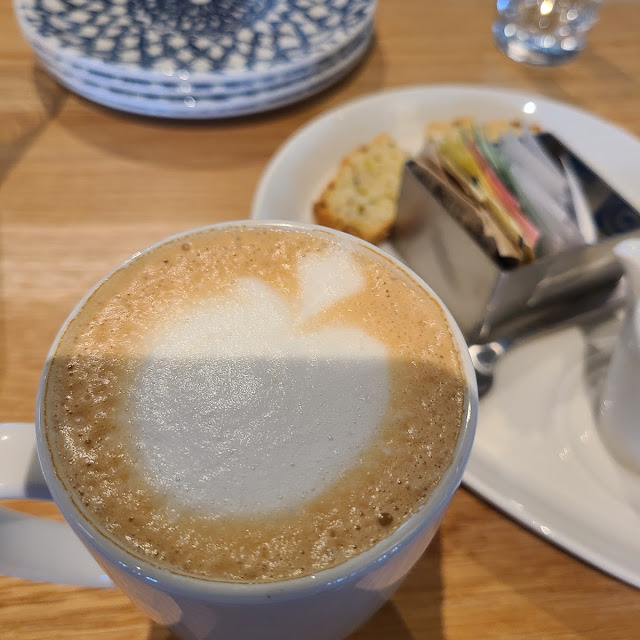 Latte with Biscotti