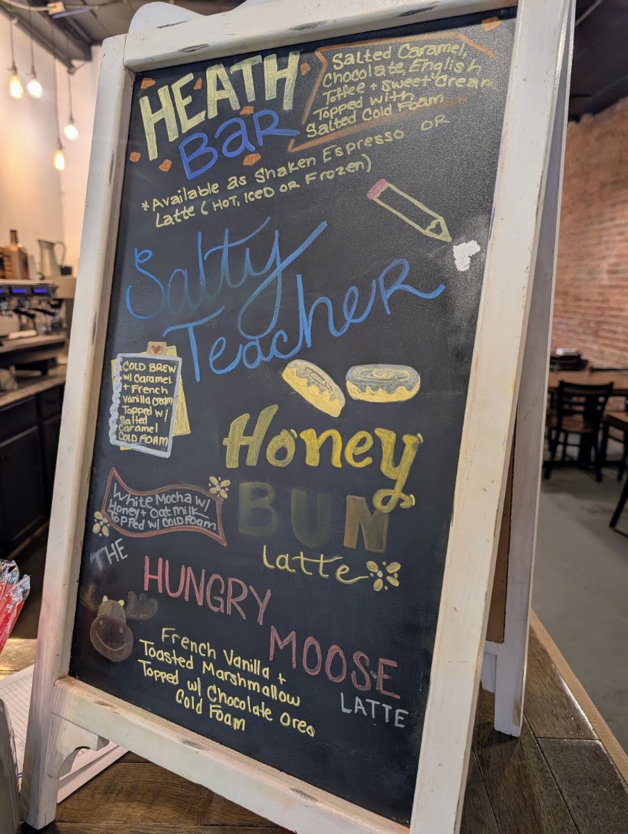 Backwood Ramblings menu board