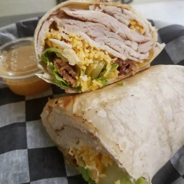 Turkey Cheddar Bacon Wrap