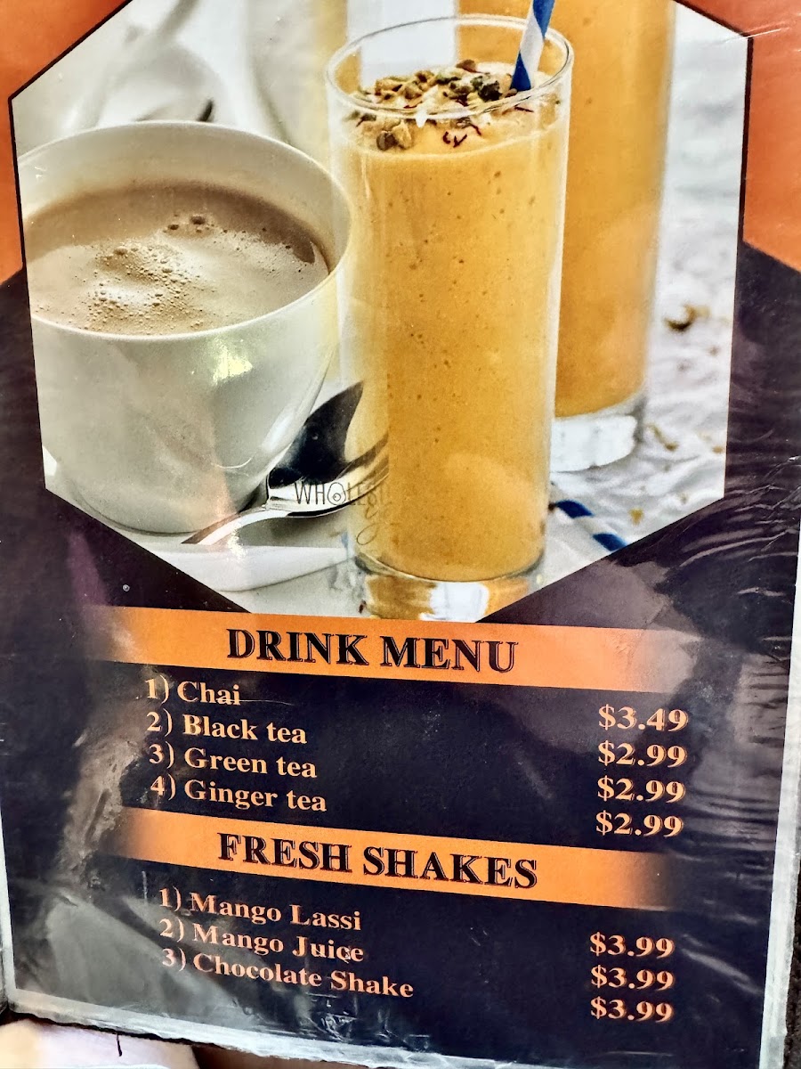 Nepali Restaurant INC [Omaha] menu board