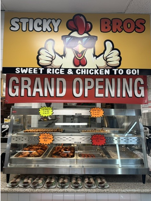 STICKY BROS menu board
