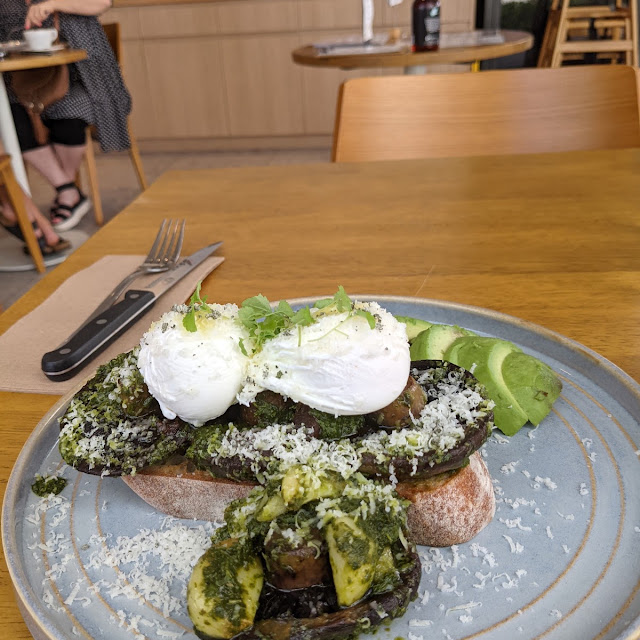 Mushroom and Egg Toast