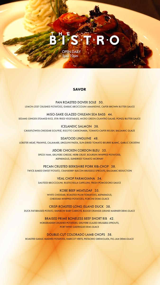 Bistro menu board
