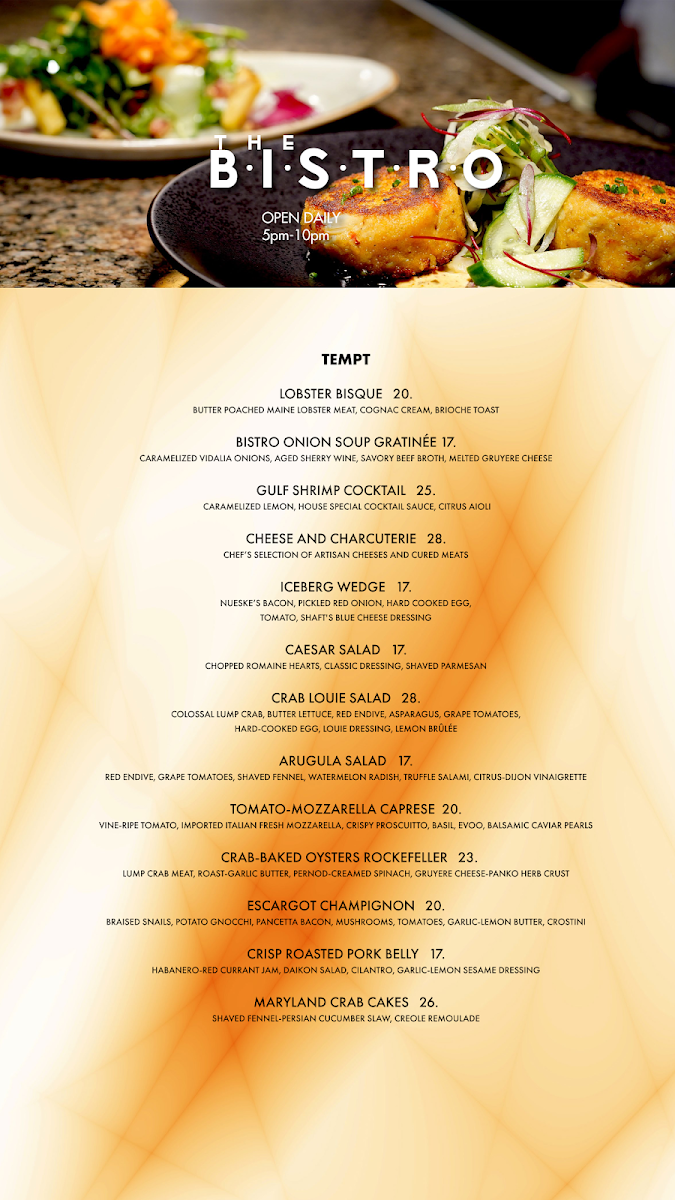 Bistro menu board