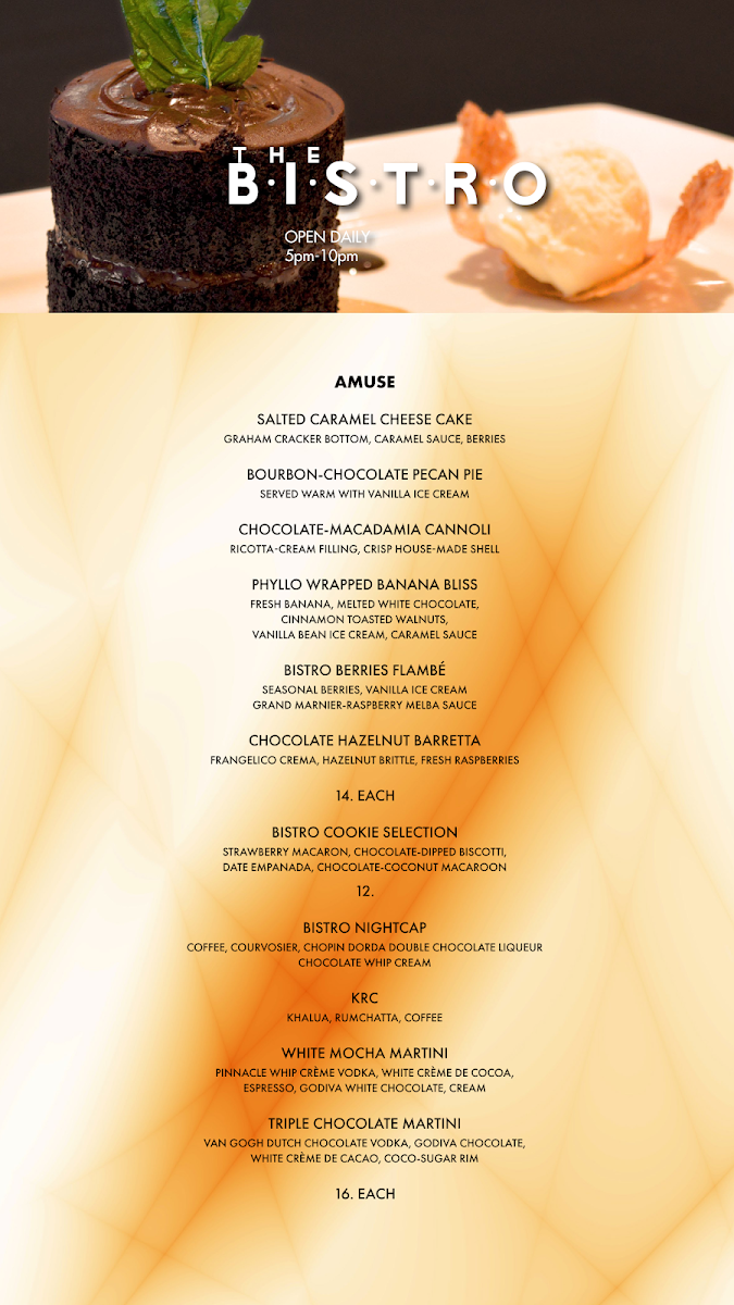 Bistro menu board