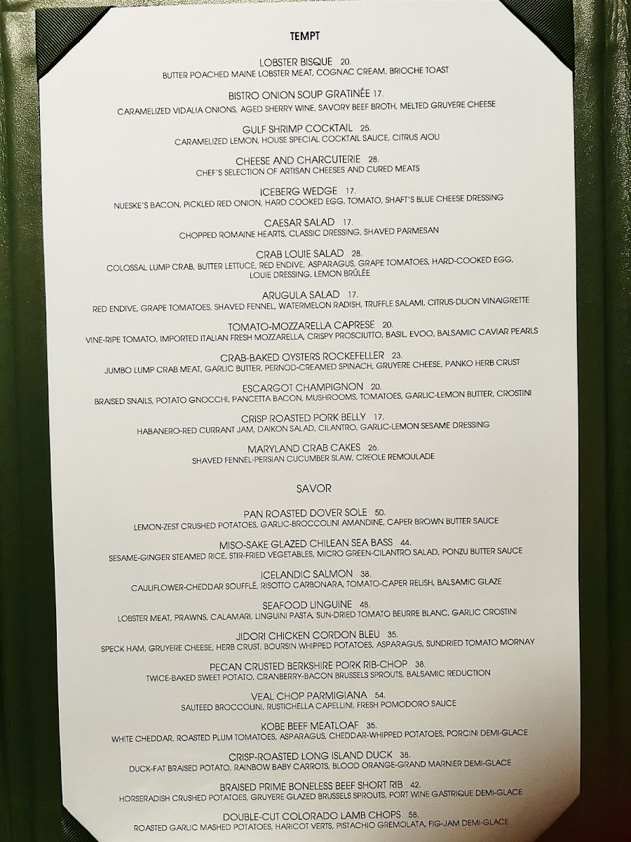 Bistro menu board