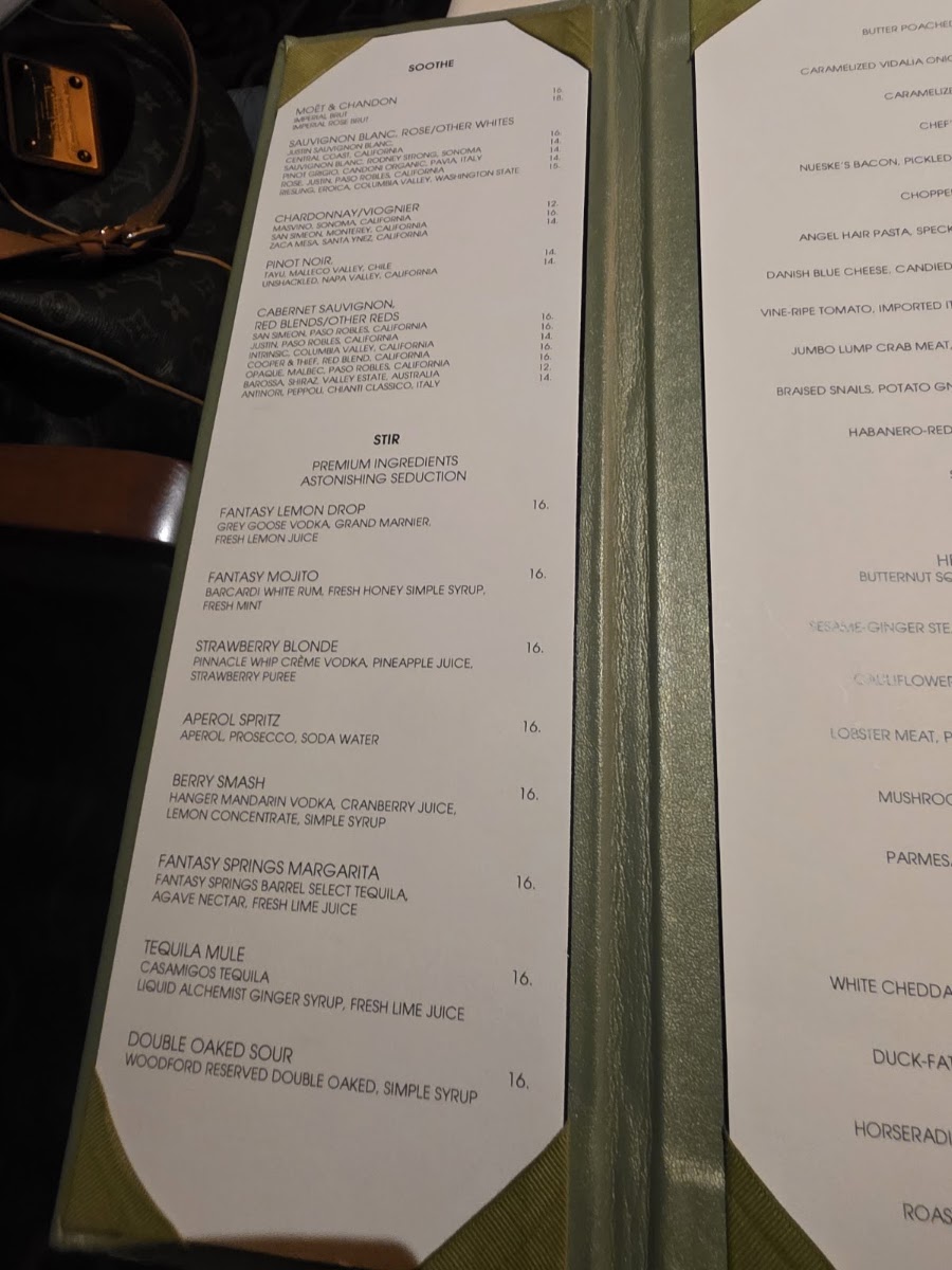 Bistro menu board
