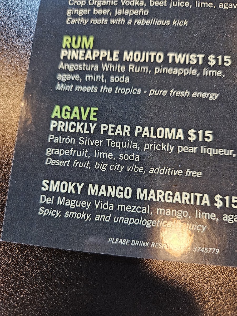 Unbelievegan menu board