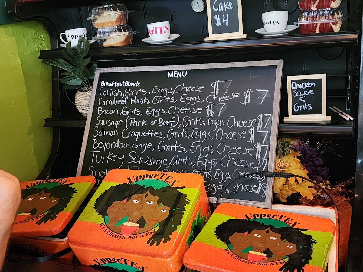 UpperTEA menu board