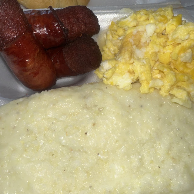 Sausage Grits Eggs & Cheese