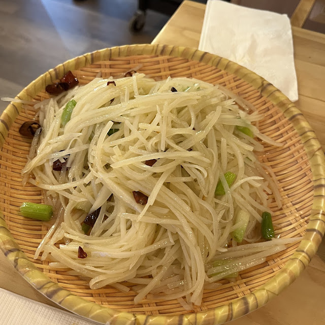 cold tossed potato strips涼拌土豆絲
