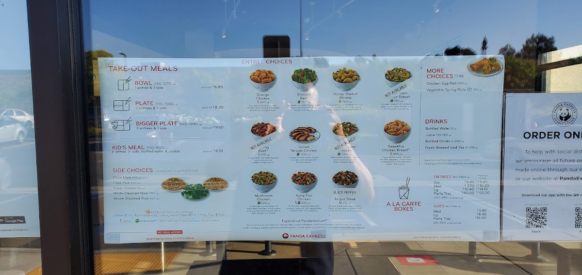 L&L Hawaiian Barbecue menu board