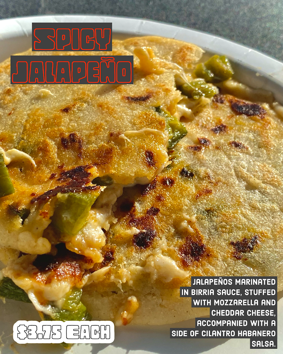 Anna’s Pupusas menu board