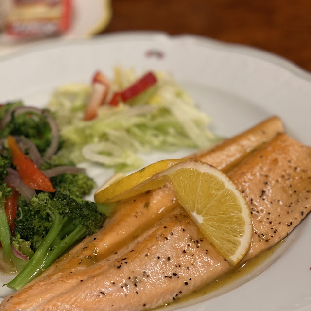 Orange Peel Grilled Trout