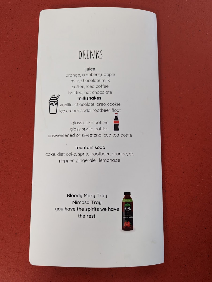 Sunnyside menu board