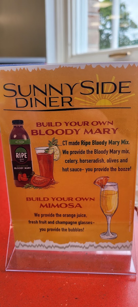 Sunnyside menu board