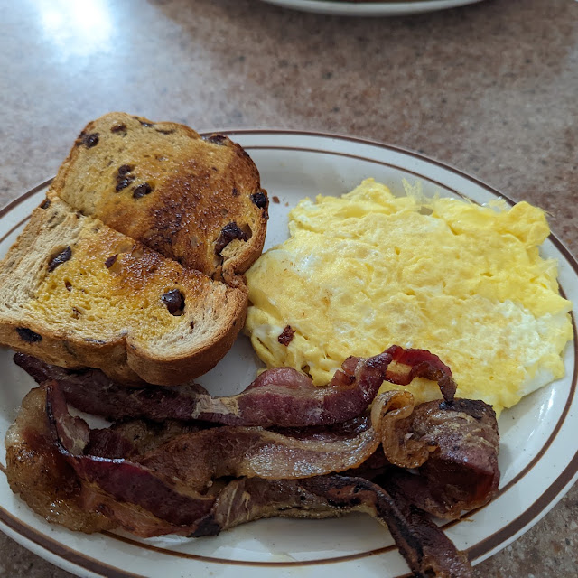 Eggs Bacon Cinnamon Toast
