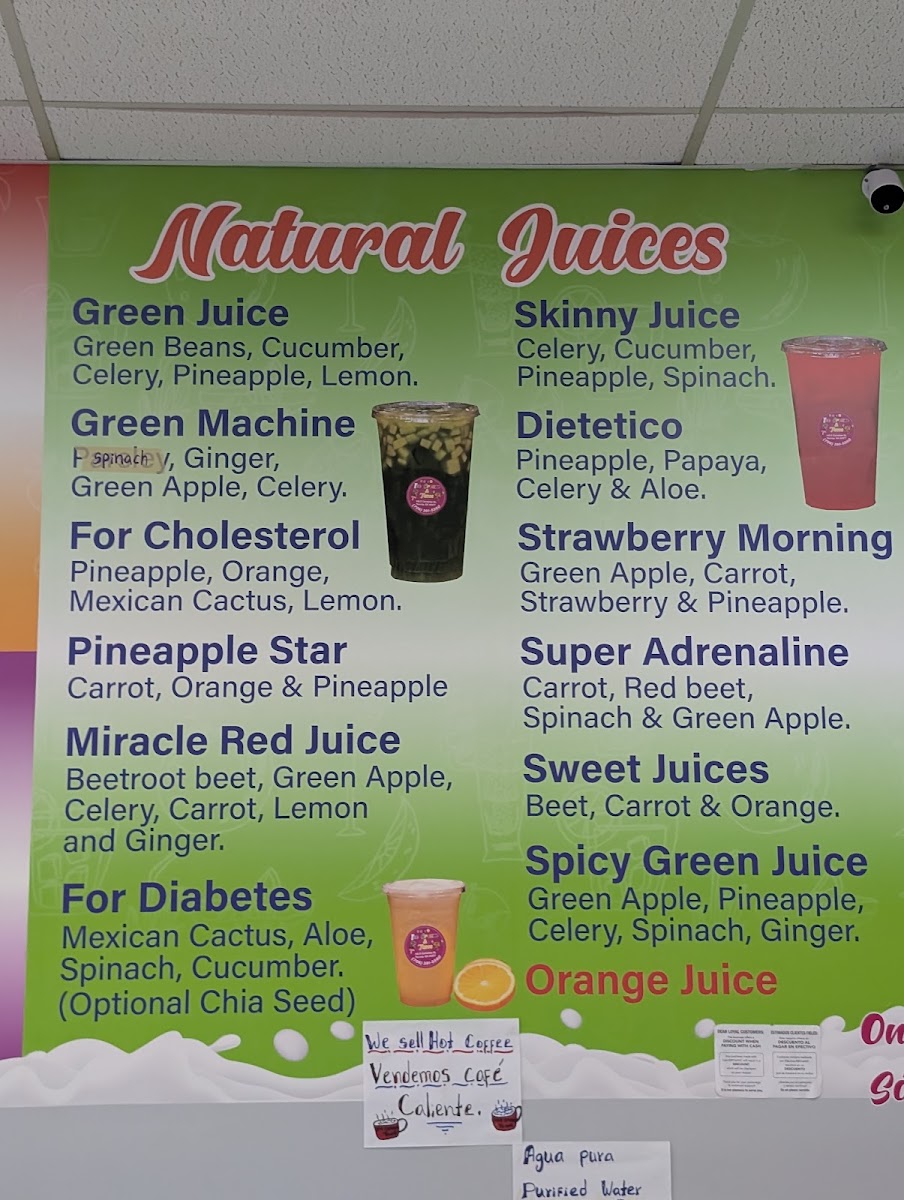 Ice Cream & Tacos menu board