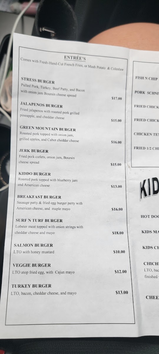 MULTITUDE TAKEAWAY RESTAURANT menu board