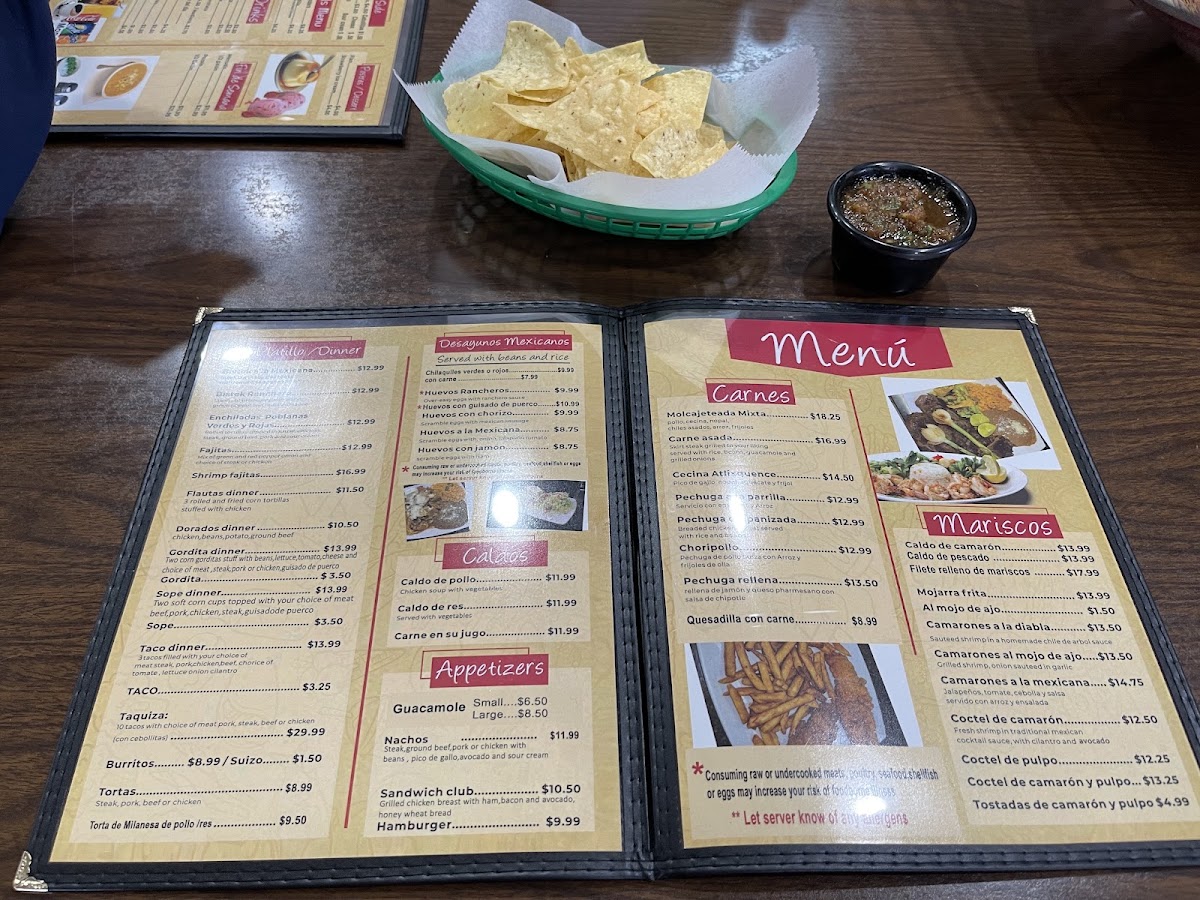 El Forastero menu board