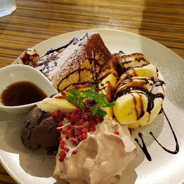 バナナチョコパンケーキ