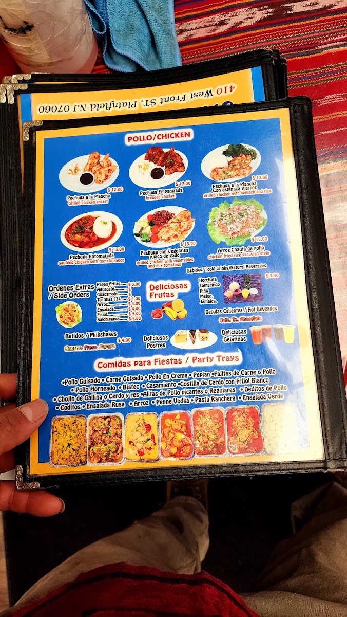 Anita's Restaurant menu board