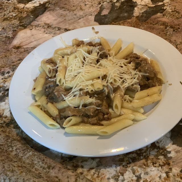 Sausage Marsala Penne Pasta