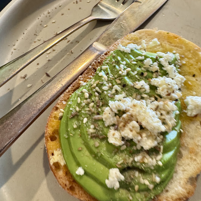 Smashed Avo & Fetta on Sourdough