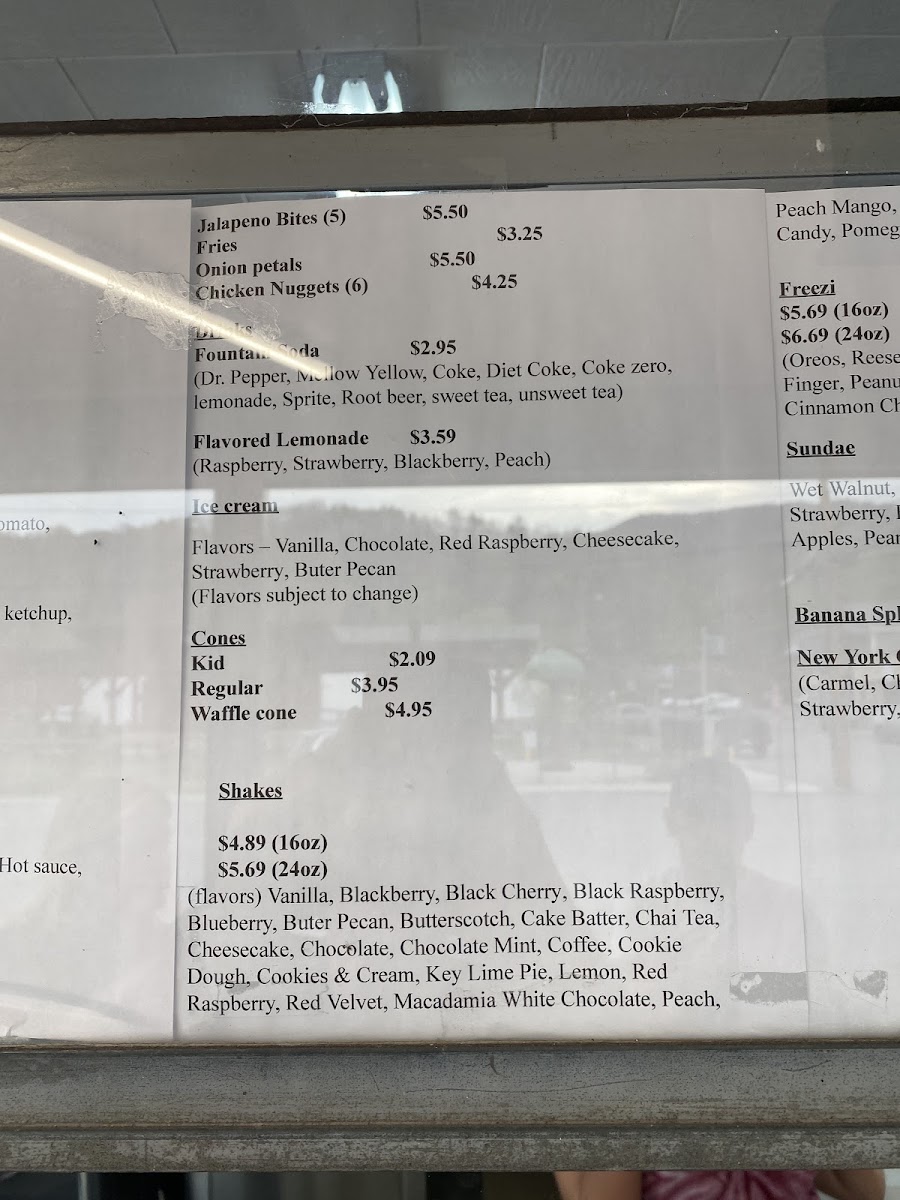 Dari Land menu board