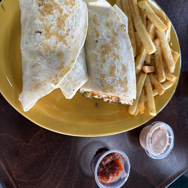 Cheese Quesadilla with Fries