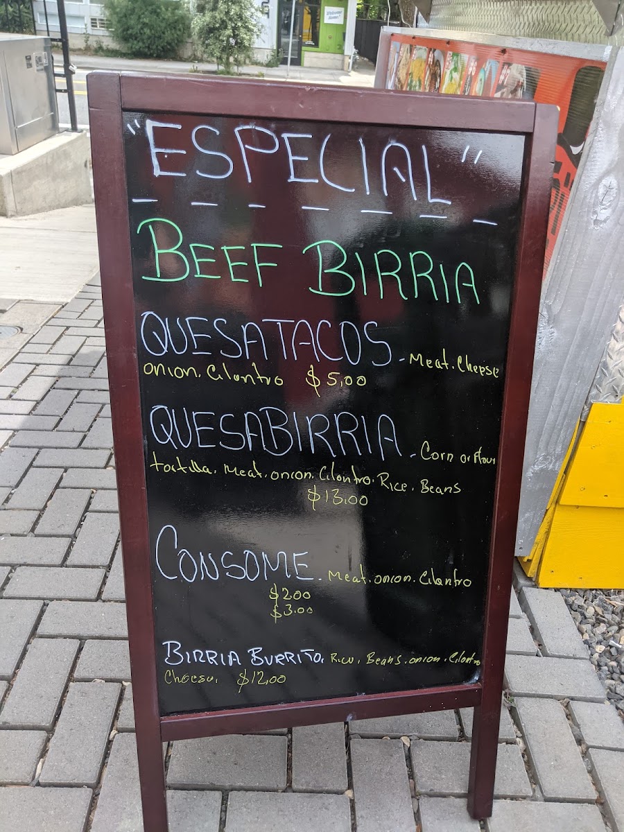 Sushi & Friends (St. Johns) menu board