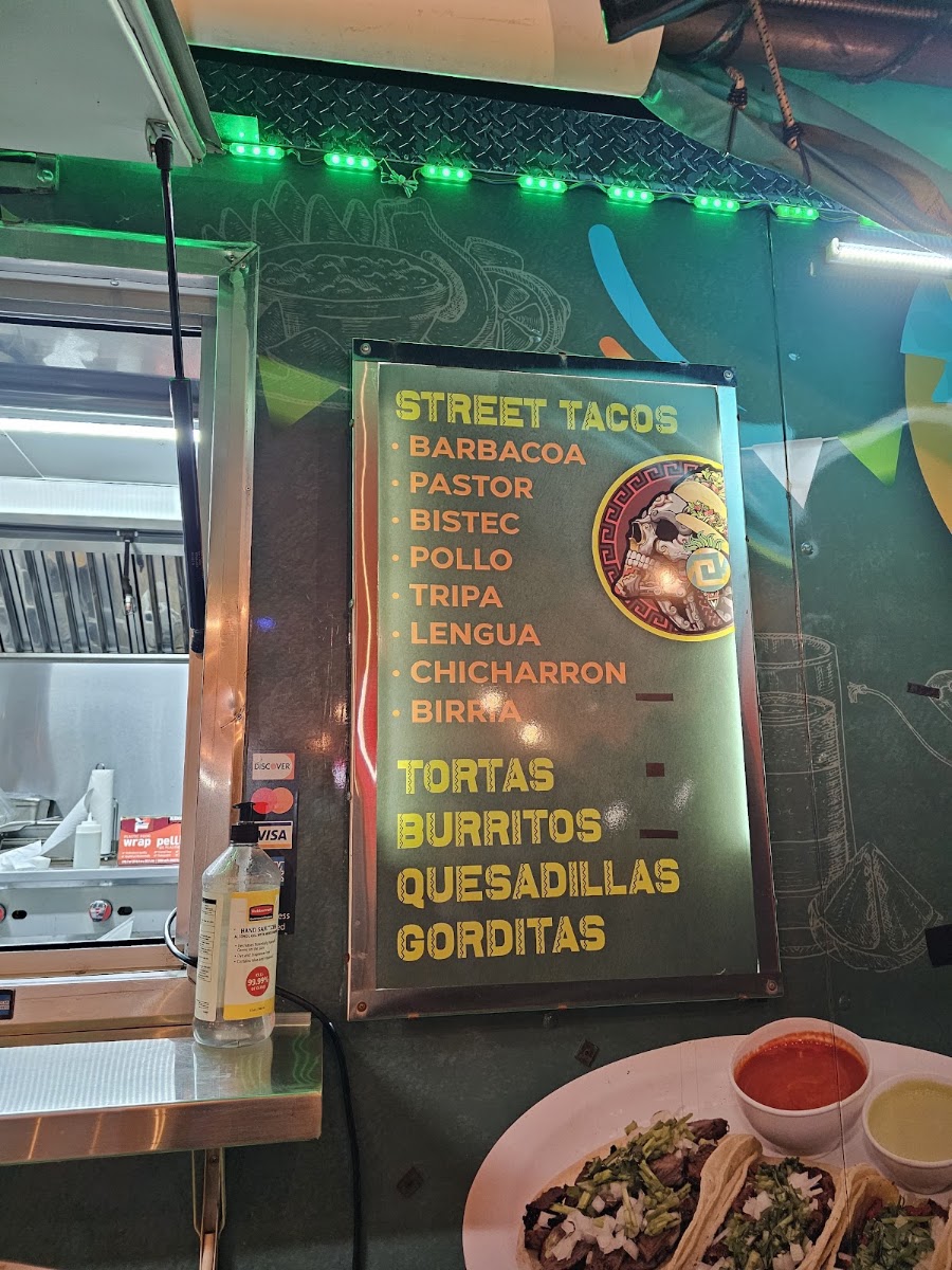 GPI Los Tacos / Mobile FOOD TRUCK menu board