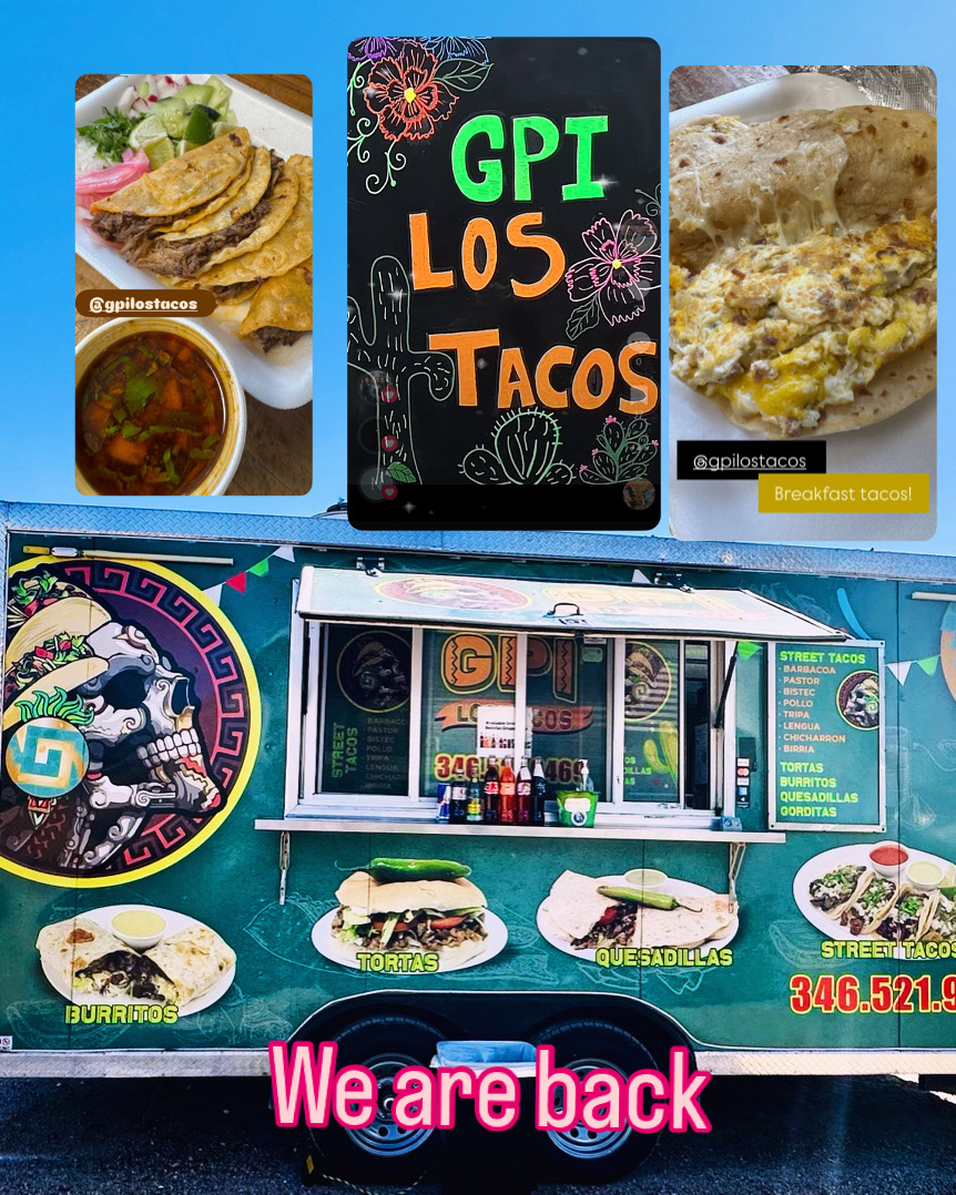 GPI Los Tacos / Mobile FOOD TRUCK menu board