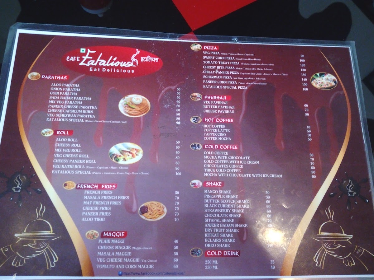 Cafe Eatalious menu board