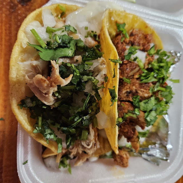 Tacos with Rice and Salsa