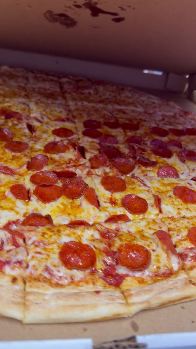 New Ravens Pizza menu board