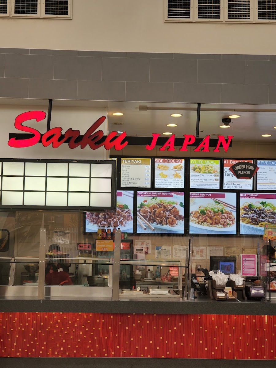 Sarku Japan menu board